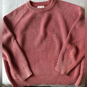 Demylee Chelsea cotton sweater - faded coral